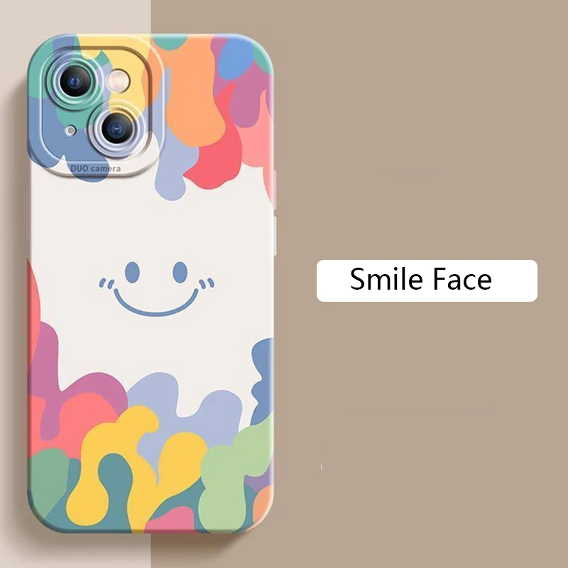 Luxusná zmrzlina Smile Smile Tave Pase pre puzdro pre Xiaomi Redmi Note 13 12 Pro Plus 12s 11s 11 10s 10 Redmi 12 13C Shock odolný voči mäkkému poklesu