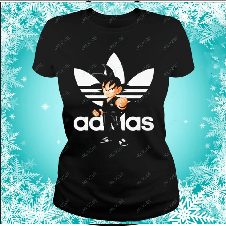 Luxusná značka reklamná karikatúra Kawaii Japan Anime Dragon. Ball Tlač top ženy Men pre dospelých a deti s bavlnou Tričká s krátkym rukávom