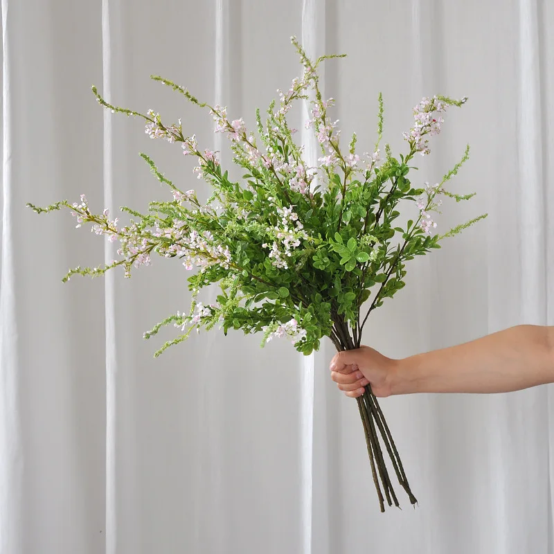 Luxusná šalvia kvet Svadobná dekorácia mariage nevesta biele umelé kvety na vianočné flores
