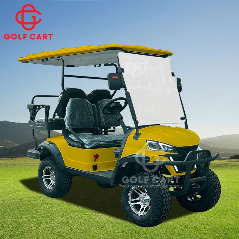 Luxusné 4 sedadlá Golfový košík Nový 48 V Lítium Battery Electric Golf Cart Mobility Secooter na predaj