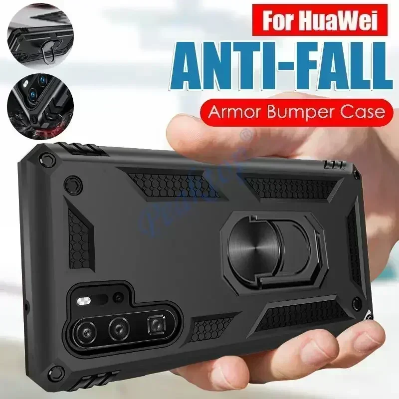 Luxusné brnenie Shockproof Case pre Huawei P20 P30 Lite Mate 20 30 Pro Honor 20 10 Lite 9x Pro Nova 5T P Smart 2019 Silikónový prípad