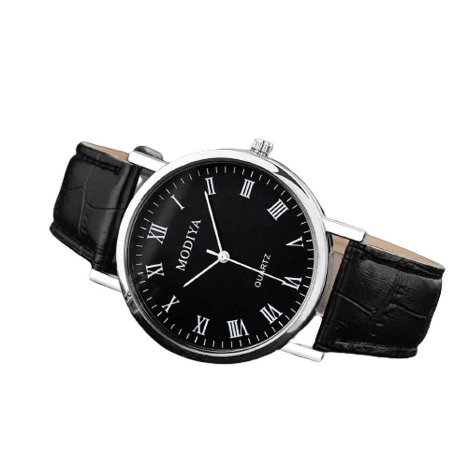 Luxusné hodinky Quartz hodinky kožené vytáčanie Príležitostné hodinky Bracele Darčeky pre mužov Elegantný muž Sledujte zliatinu reloj hombre