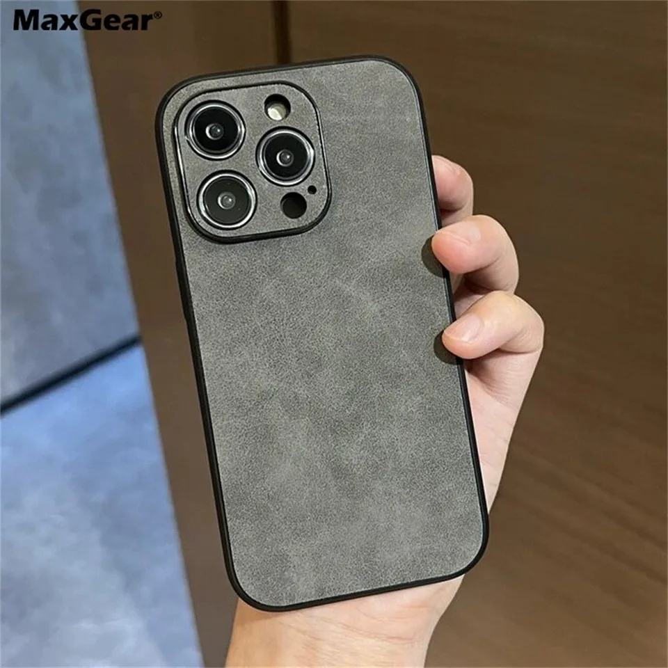 Luxusné hybridné semišové kožené brnenie nárazník pre iPhone 15 14 13 12 11 Pro Max Plus x x Max xr 7 8