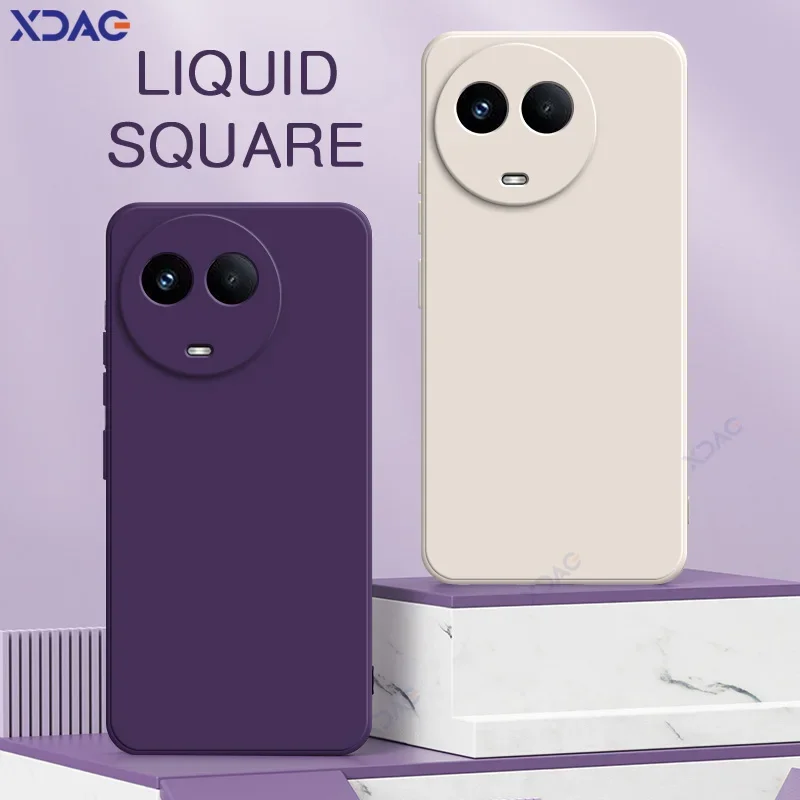 Luxusné krytie mobilných telefónov s duálnou vrstvou pre Realme 11 11x Narzo 60x 5G 6.72 