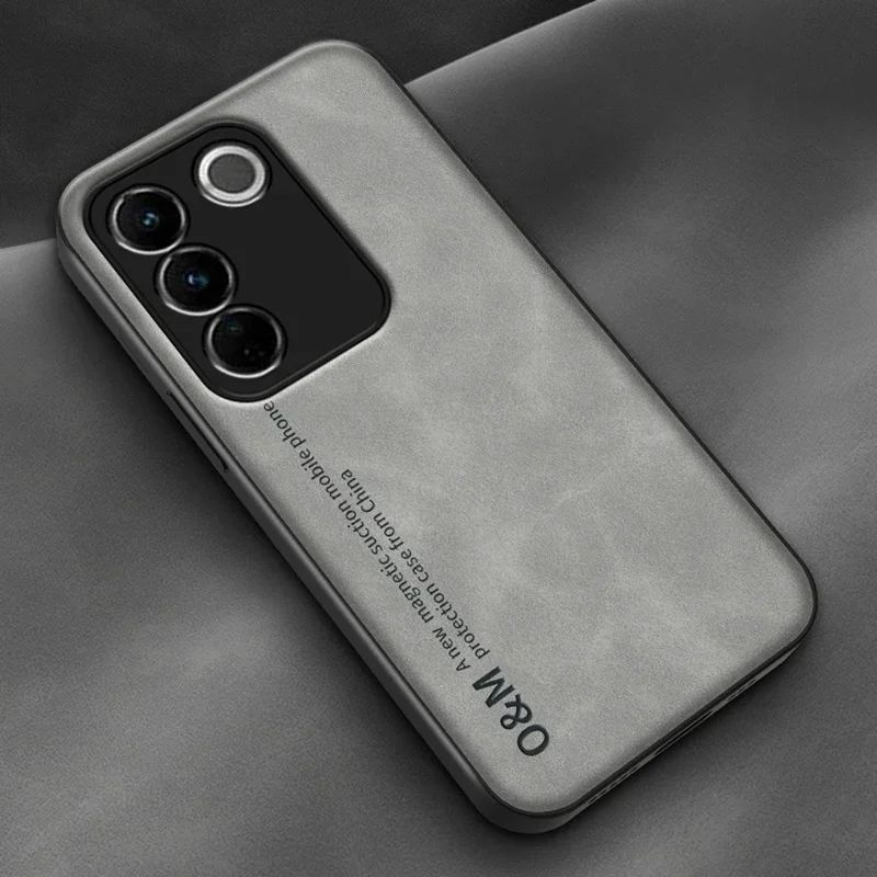 Luxusné puzdro na magnetickú kožu pre Vivo V25 V27 PRO V25E V27E Zadný kryt silikónového telefónu pre Vivo V15 V23 PRO V23E V9 V17 NEO