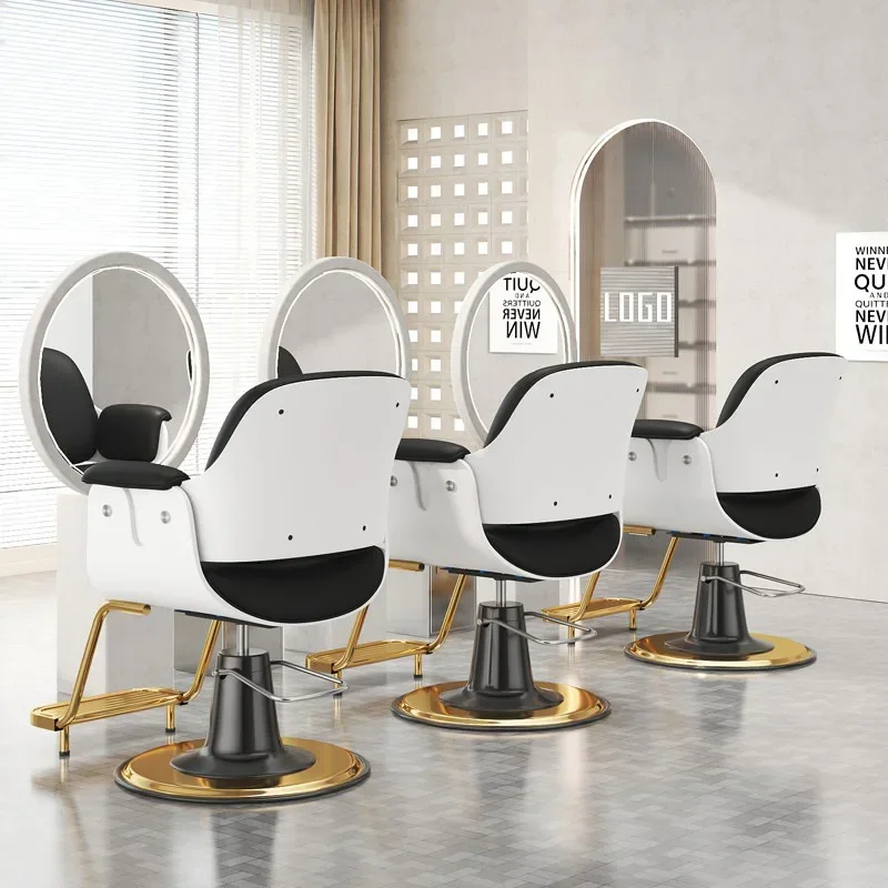 Luxusné stoličky Spa Salon Stoličky pre kadernícke stylista Barber pohovka Dekorácie Čakanie Barberia Brow ponúka estetické salónové stoličky