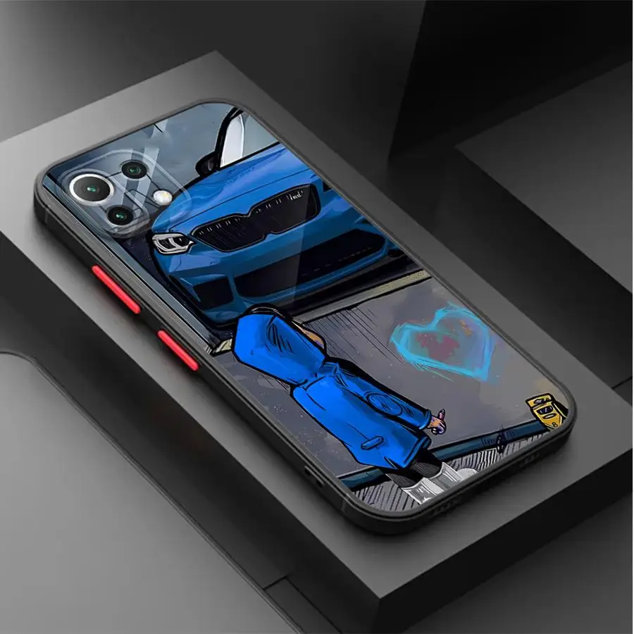 Luxusné vysnívané auto pre deti pre deti pre Xiaomi Mi 11 Lite 12T Pro 12Lite 14Pro 9T 10T 11T 13Pro 5G SOCKOPPORPOPT MATTE CRISP