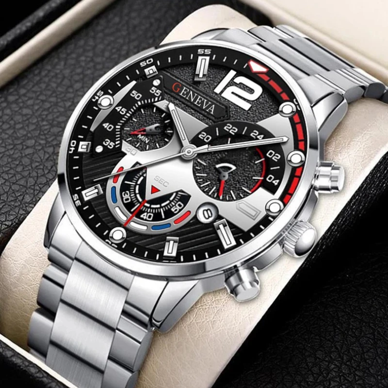 Luxusní muži sledujú módne svetelné hodinky Hodinky kalendár Quartz náramky Business hodinky relogio maskulino часы мужские