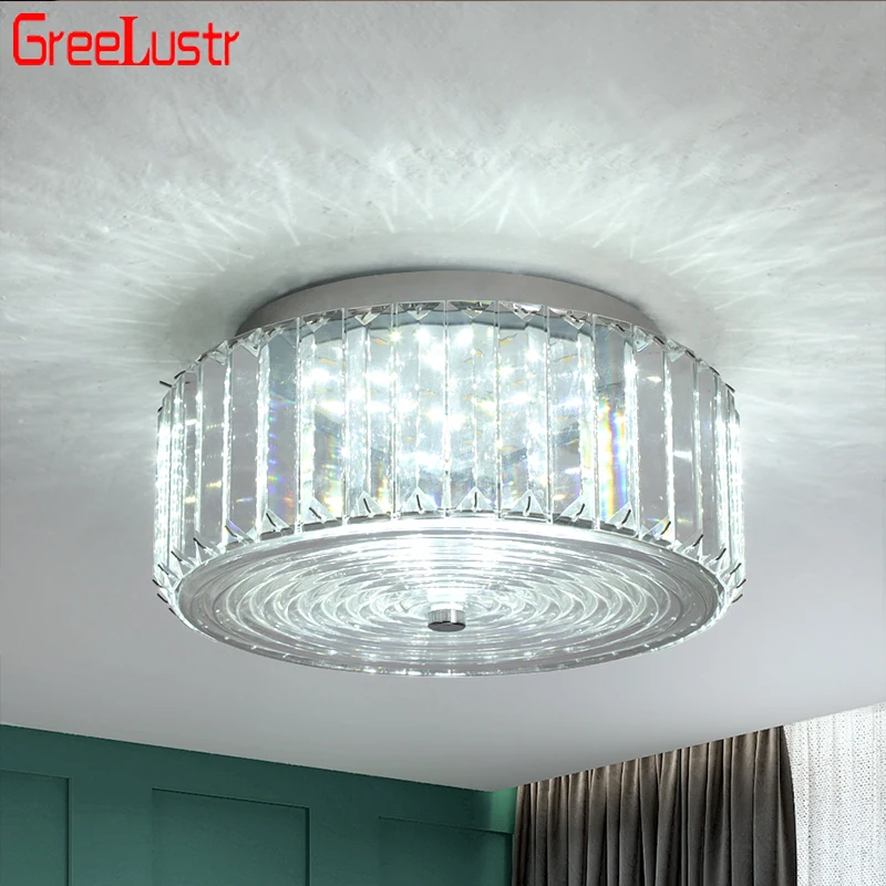 Luxusný kryštálový stropný lampa Moderné závesné svetlo K9 LED prívesok Lights Lights Domáce zariadenie pre obývaciu spálňu domáce interiérové ​​svietidlá