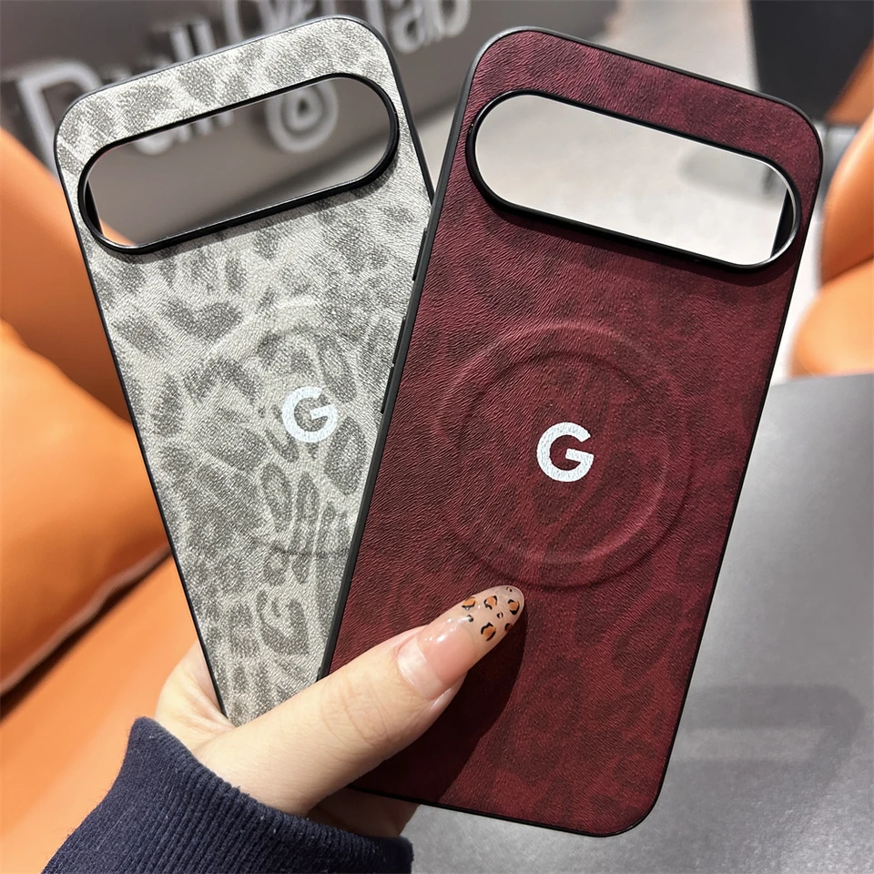 Luxusný leopardový tlačný vzor kožený puzdro pre Google Pixel 9 Pro XL Ochranný mäkký obal pre Google Pixel 9Pro 9 Bumper Funda