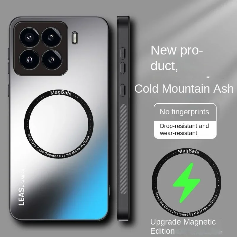 Luxusný matný magnetický puzdro pre Xiaomi 15 Pro Mi 14 14T Pro Magsafe Wireless Armor Armor Shopproof Cover