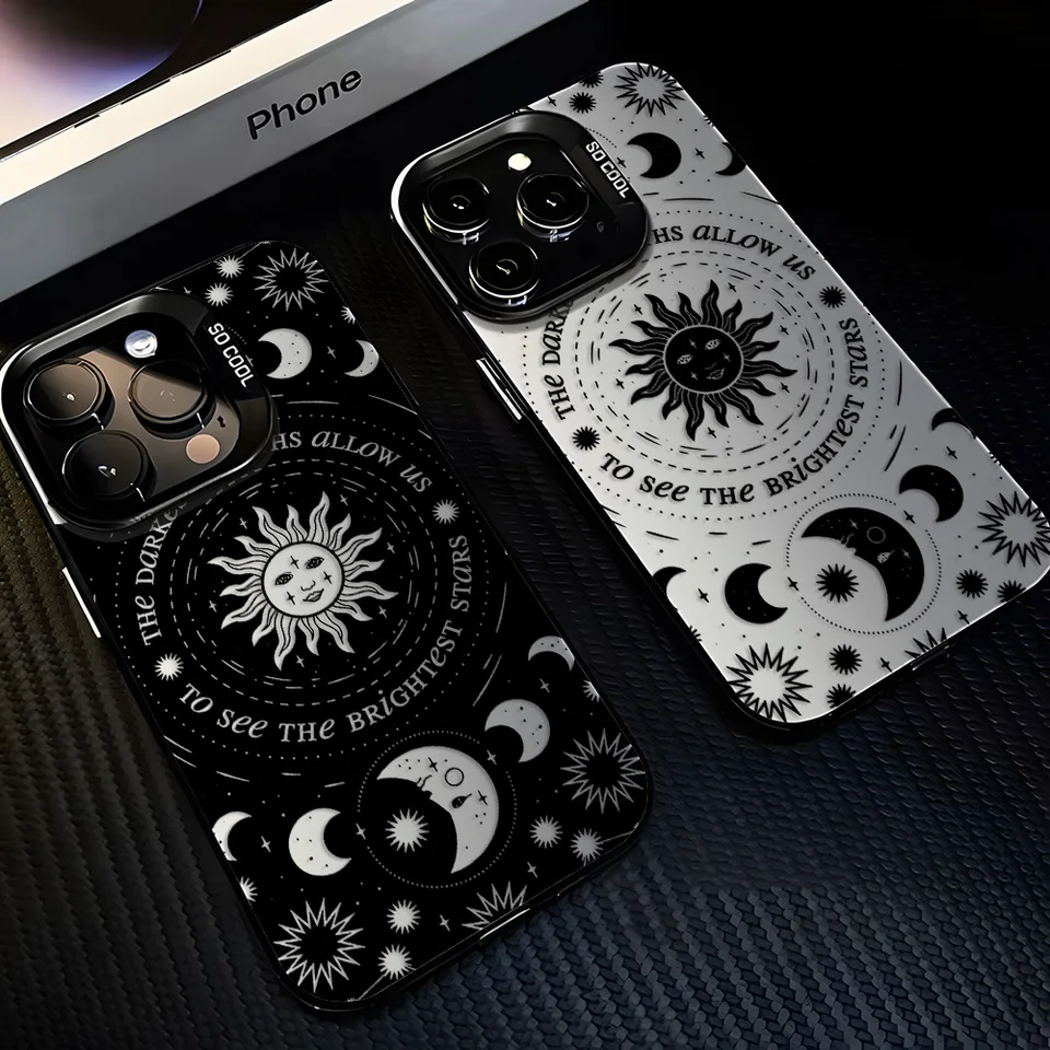 Luxusný retro mesiaci Sun God Telefón puzdro pre Xiaomi Mi 14t 14 13 12 12T 11 Lite Poco x6 F6 F5 x5 F4 F3 X3 GT Pro 4G 5G Zadný kryt