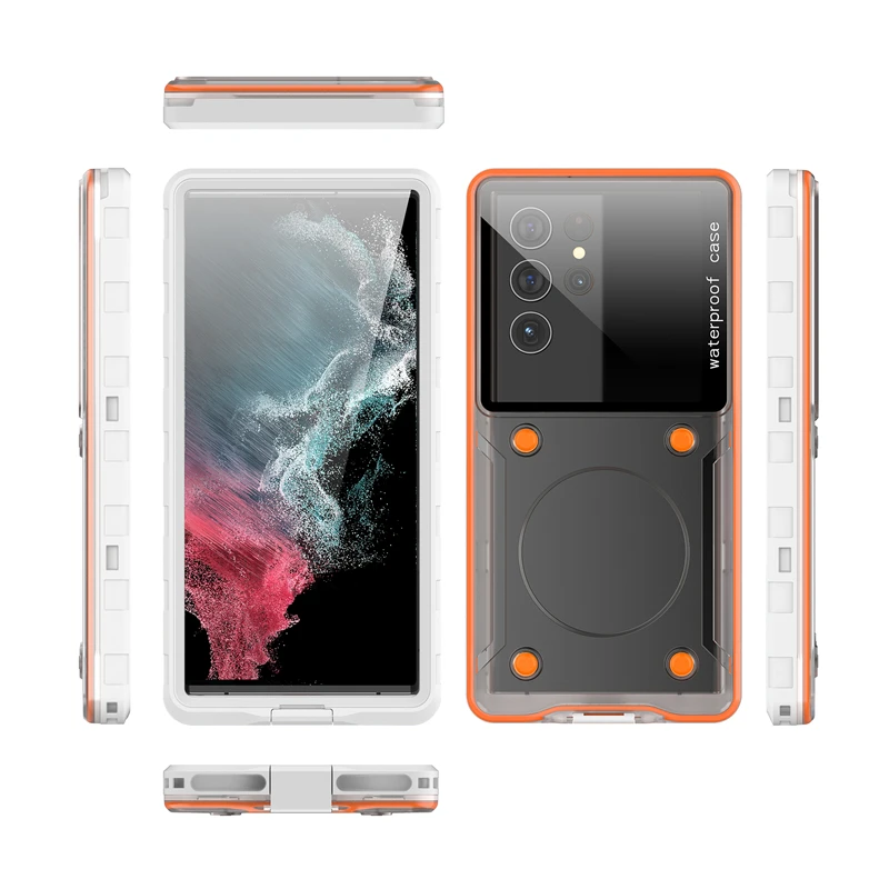 Luxusný vodotesný puzdro pre Xiaomi Redmi 13R 13C 12C 11A 10A 10C 9A 9AT 9T 9I 8A 8A 8 9 10 11 12 360 Plné krytie Stramproof Funda Box
