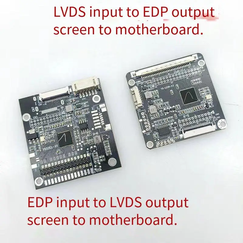 LVDS to EDP Signal Adapter Board Mutual Conversion 1920x1080 EDP na LVDS Driver Board Width Pätie 5V 3,3 V široká teplota
