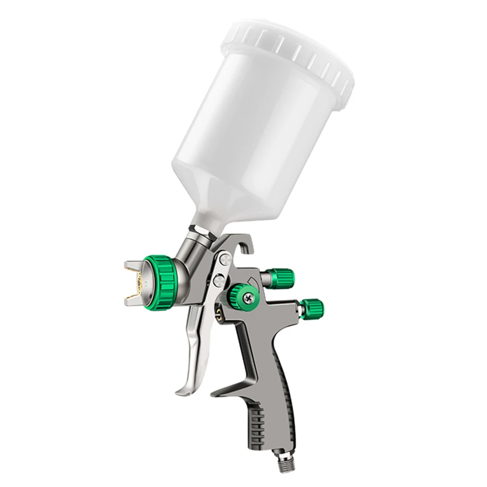 LVLP Sprave Gun High atomizácia 600 ml striekajúci stroj nastaviteľný automobilový vzduchový náter na striekanie pre nábytok pre nábytok DIY