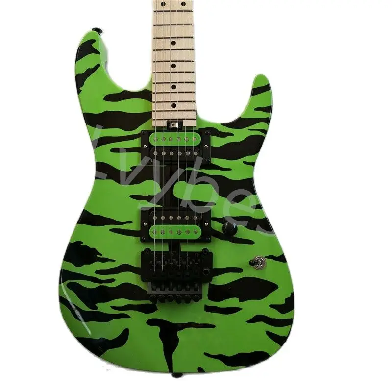 LvyBest Electric Guitar Ručne nakreslené profesionálne hranie elektrickej gitary je možné prispôsobiť vašim obľúbeným vzorom a farbám