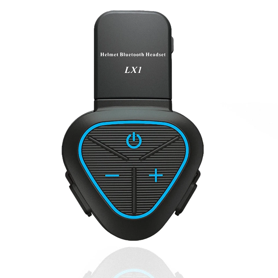 LX1 Motocyklová letná prilba Špeciálna Bluetooth náhlavná súprava prenosná CVC inteligentná hluk podriadenie náhlavnej súpravy modrá