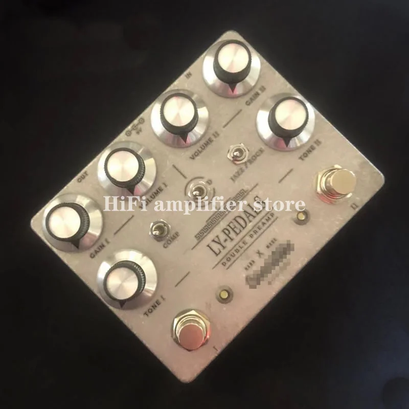 Ly-Rock Clone Gladio Guitar Effect Pedál preťaženie preťaženia jedným blokom v2.0, poskytuje hladký a krémový zvuk