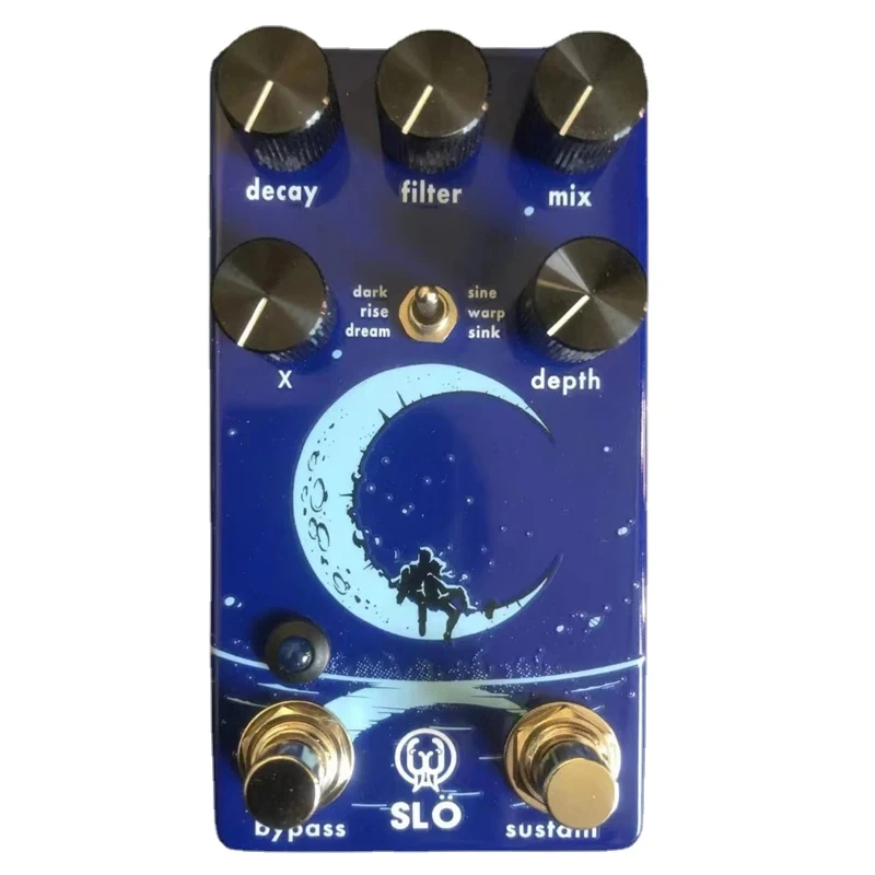 Ly-Rock Lyr Walrus Audio Slo Mnohodoké dozvuky gitara Monolitický efektor Elektrický drevený gitar Universal Universal