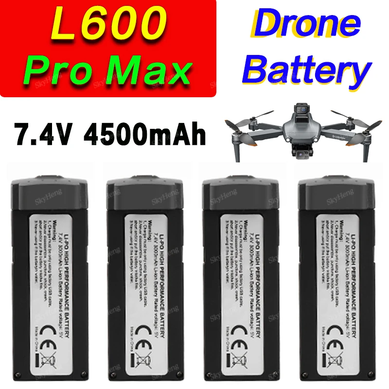 Lyzrc L600 Promax 7.4V 4500 mAh batéria 30min výdrž batérie Originálny L600 Promax Dron QuadCopter Battery Adsessory
