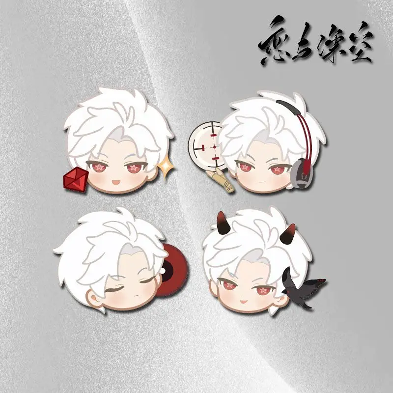 Láska a hlboký priestor akrylové špendlíky Sylus Chibi Kawaii Broš