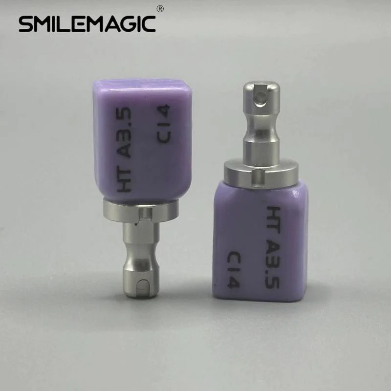 Lítium Disilikát C14 Zubné laboratórium Keramické bloky HT/LT pre CAD CAM SIRONA CEREC DOREER MATERIÁLNY