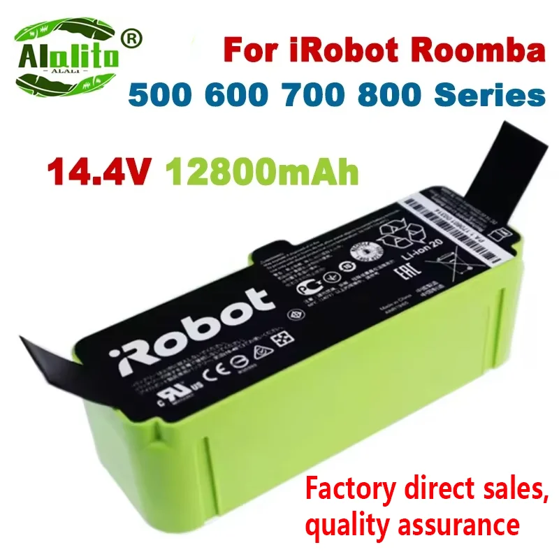 Lítium -iónová batéria pre čistič Irobot Roomba 12800MAH 900 800 700 600 séria 960 980 981 965 895 695 692 690 680 680 675 890 860
