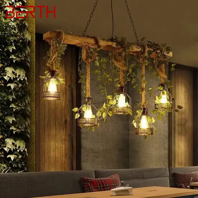 Lôžko American Country Pendant Lamp Retro Creativity Plant Music Restaurant Cashier Pult Bar Cafe Milk Tea Shop Luster