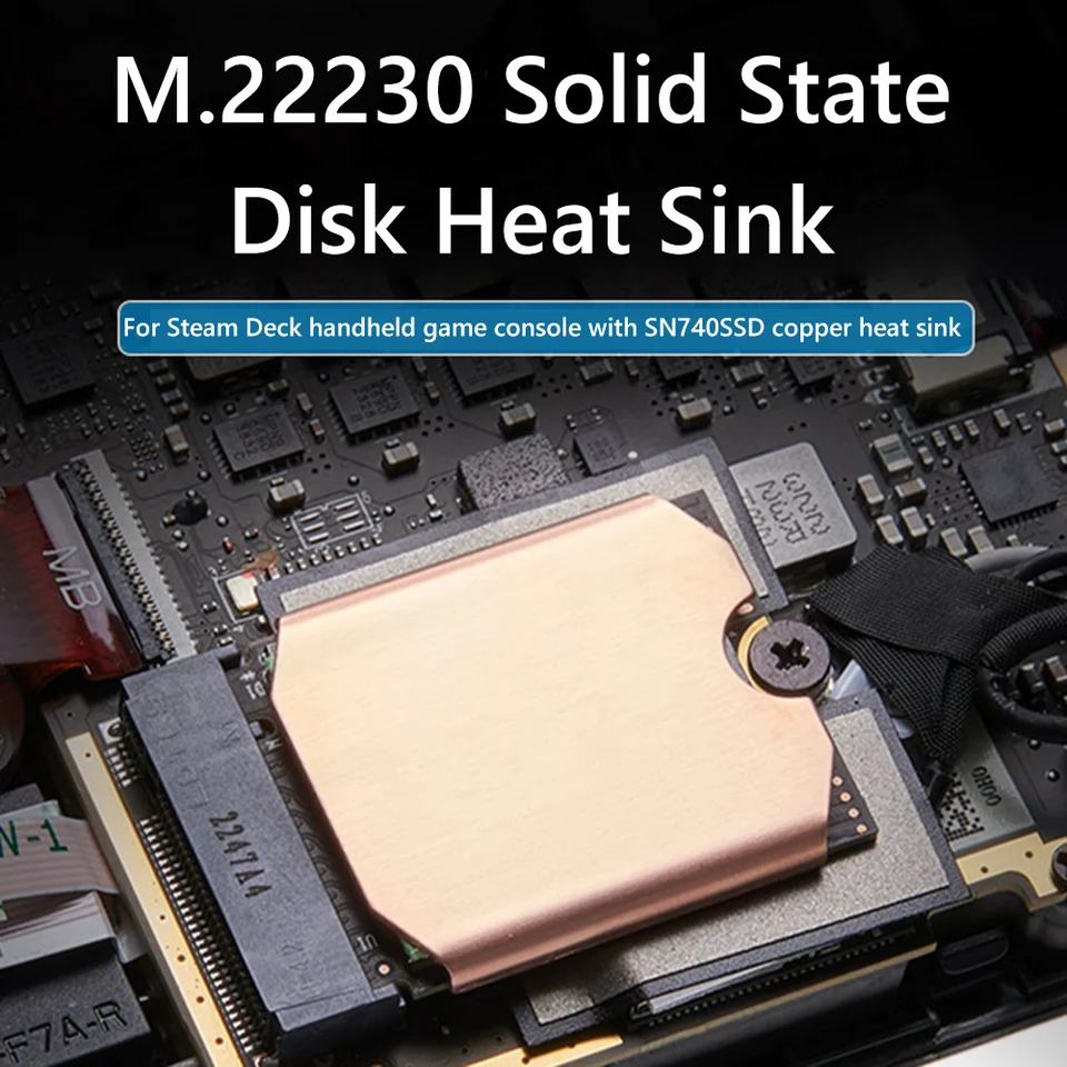 M. 2 2230 SSD Radiator Game Accessories SSD Radiator pre Steam Disk Pevný disk Coa Coo Cook Solid State Tvrdý disk radiátor