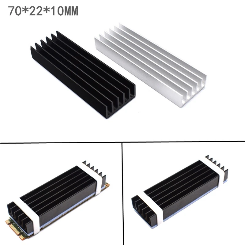 M.2 Tvrdý disk Heatsink Hliníkový rozptyl chladiaceho chladiča tepelného chladiaceho podložky pre NVME M2 2280 SSD Cooler 1 Dropshipping