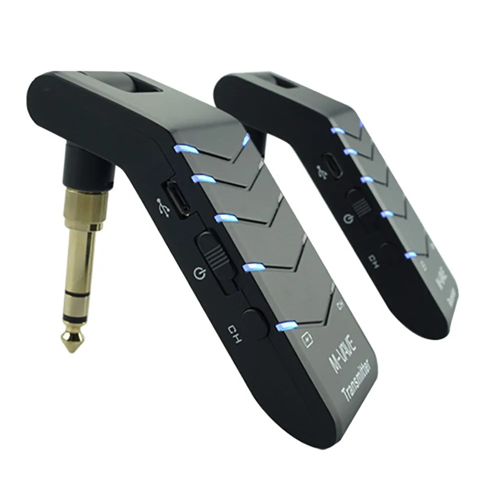 M-VAVE 2.4G Wireless Guitar System Guitar Wireless Prepentterov prijímač Vstavaný nabíjateľný batériu pre gitarové basové stereo