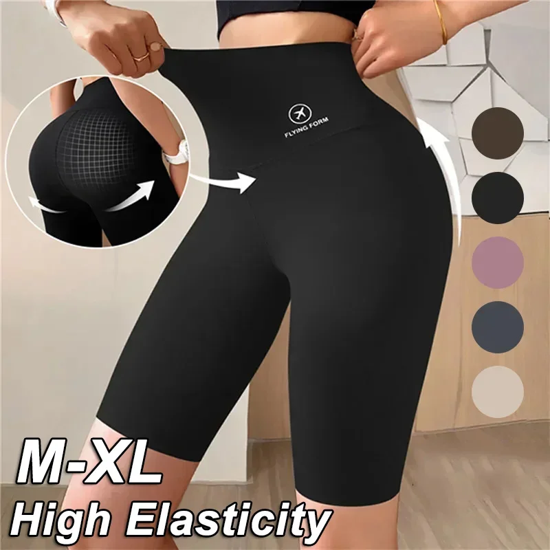 M-XL Women Shorts Športové šortky pre ženy Nové cyklistické jogging fitness High Pase Push Up Shorts Leggings Yoga Clothing