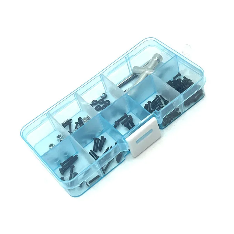 M1.6 M2 skrutky Kit s rukávmi HEX HEX HEX Kľúč Nástroje pre Xiaomi Suzuki Jimny 1/16 RC Crawler Car Parts Accessories