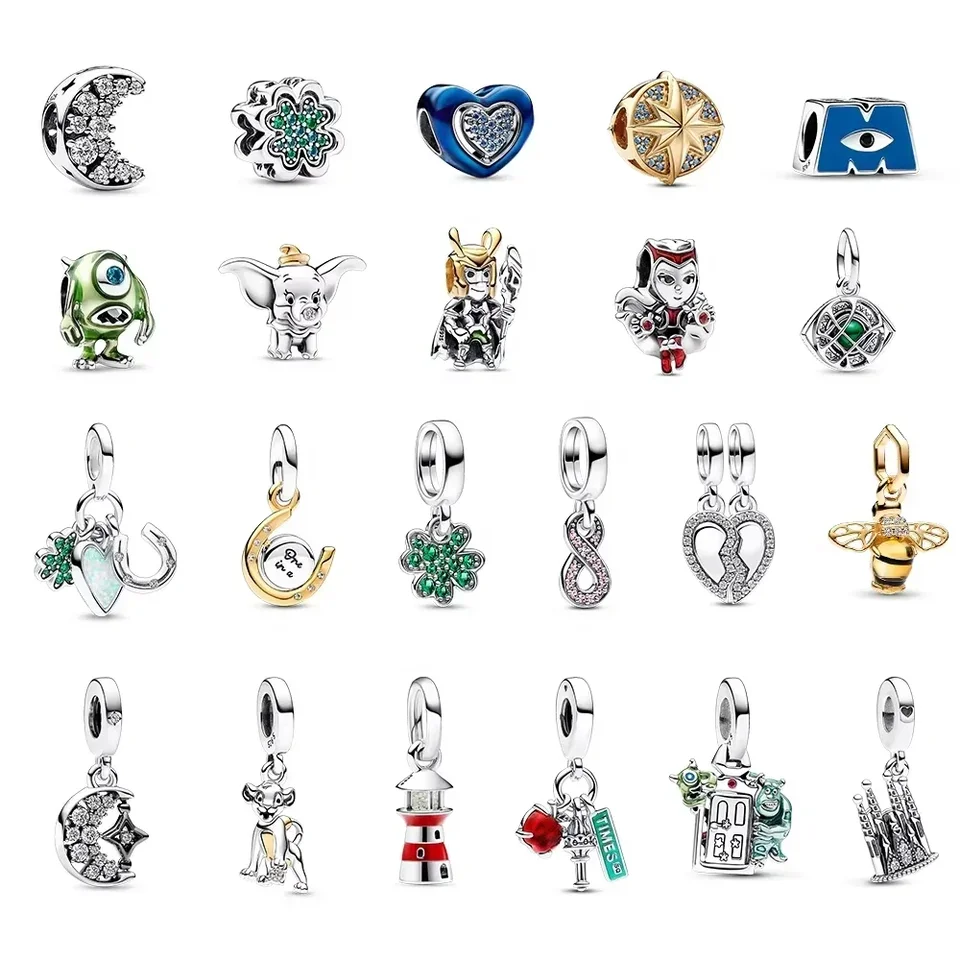 M2025 Pendant Silver Original Dumbo Charms Beams vhodné pre originálne 925 kúzla náramkov korálky šperky darček