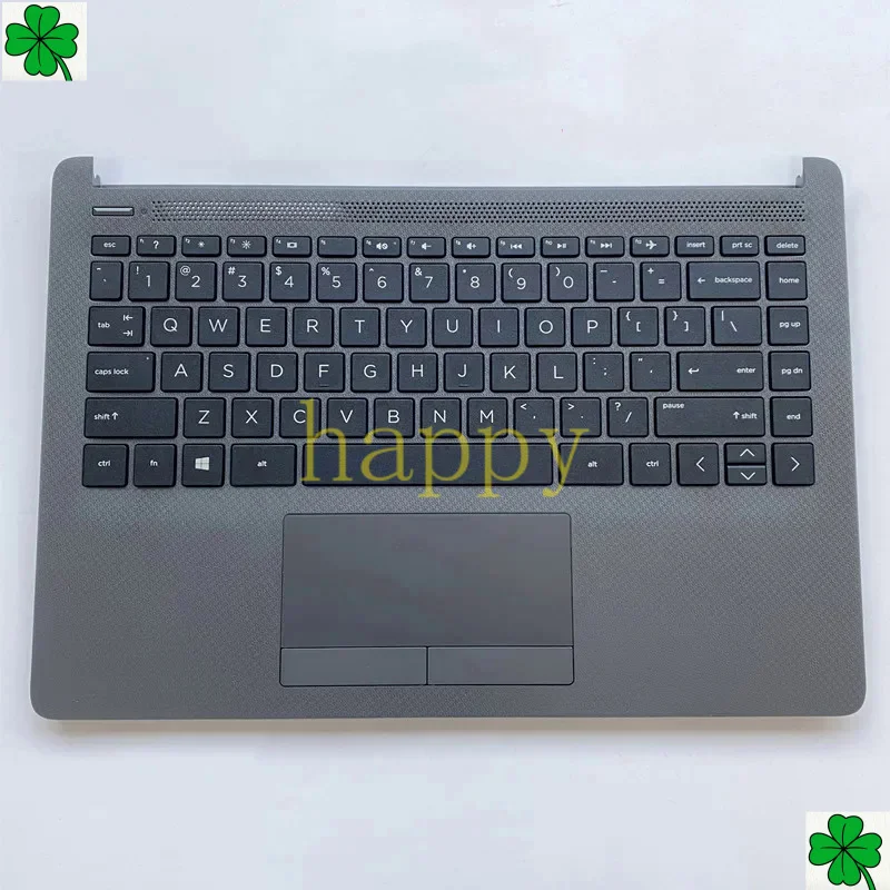 M23367-001 Šedá nová škrupina pre HP 240 245 246 G8 14-CF 14-DK Palmrest Palmrest Horný horný kryt s touchpadom/klávesnicou