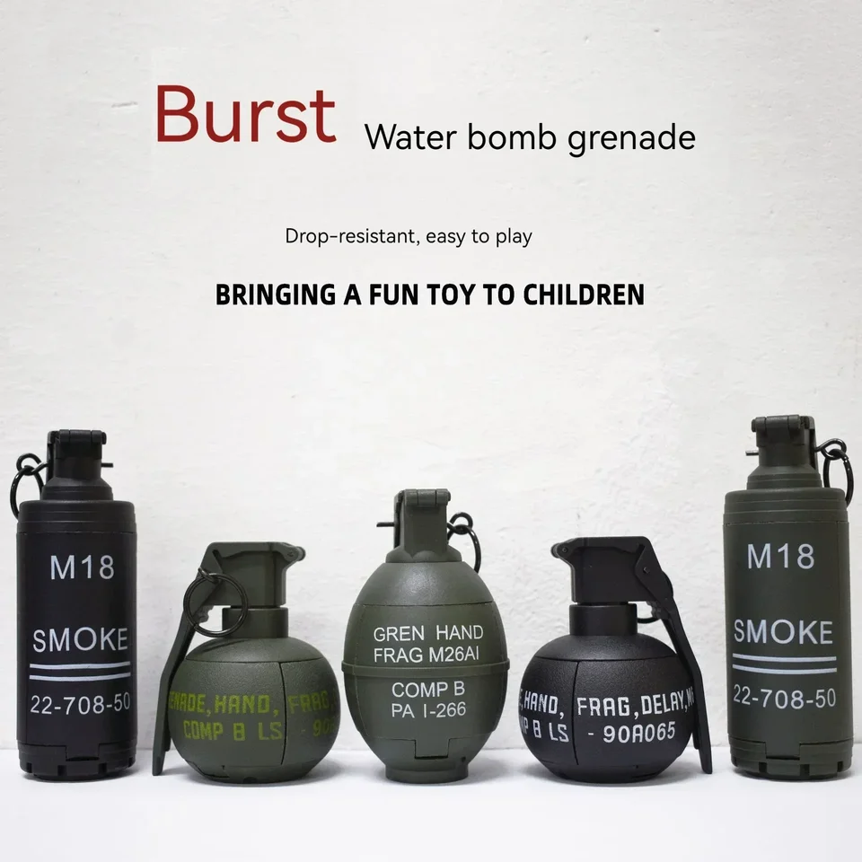 M26a2 granát hračky pre hračku gél guľôčkovej spúšťača vodnej bomby BUB BURST Opakovateľná detská hračka simulácia jesť kuracie role Play vianočný darček