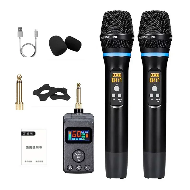 M50 Anti Windling Professional Wireless Microfone Home K Song Live Sound Card Singing Singing Special Handheld Microfone