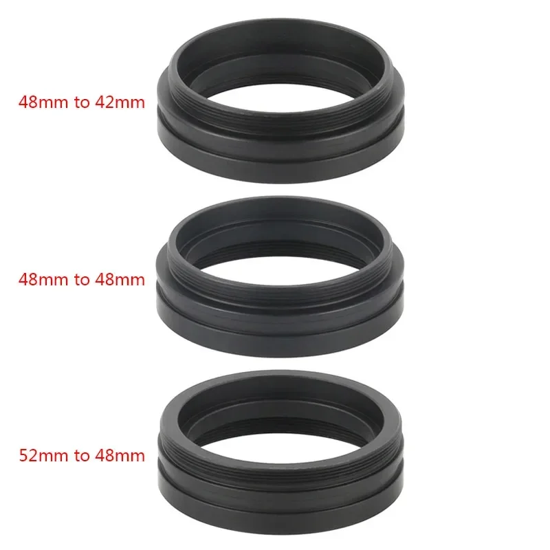 M52 až M48/M48 až M48/M48 až M42 Kovový adaptér Kruhový prsteň Trinokulárny zoom stereofónny mikroskop Objective Barlow objektív Ring Light Connector