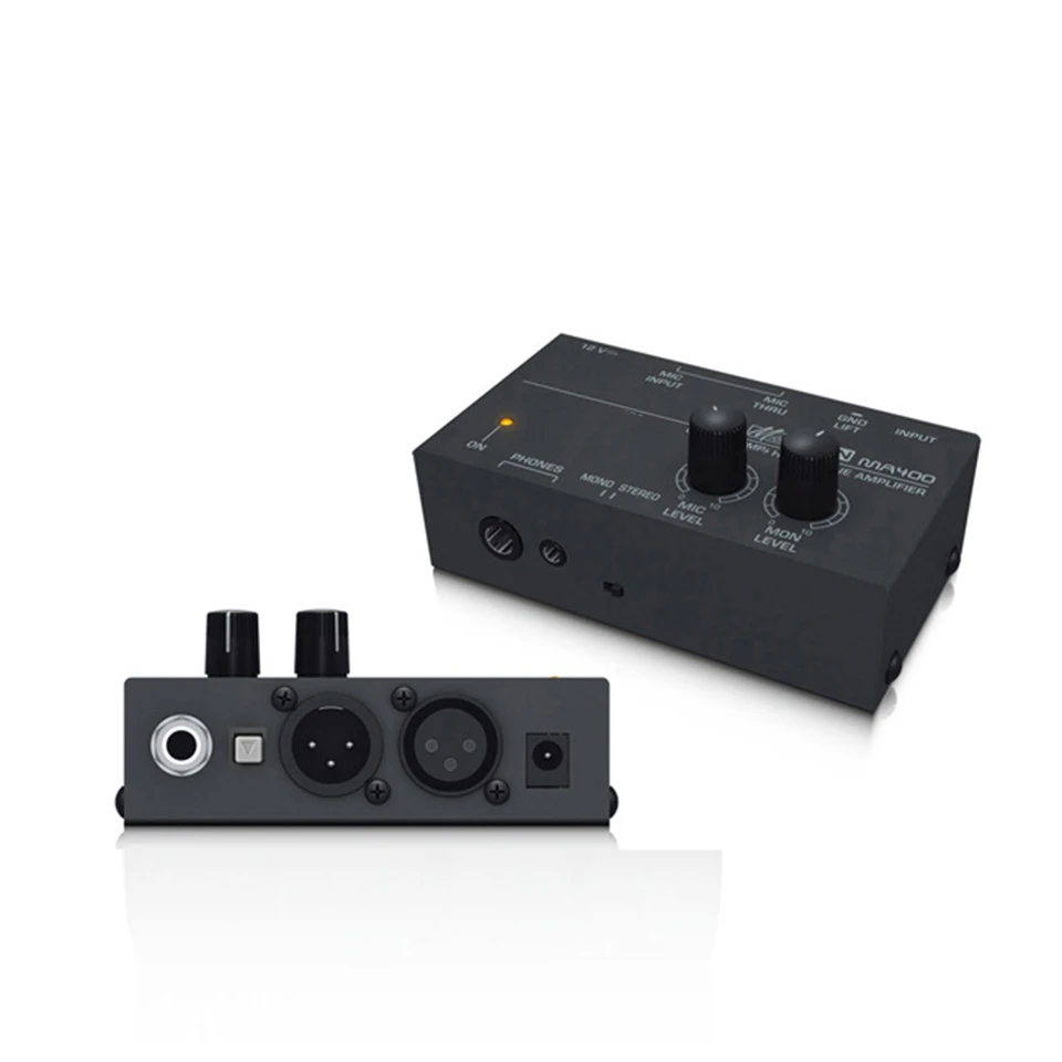 MA400 MINI MIKROPPONE STERTRO/MONO Zosilňovač pre slúchadlá Audio 6,35 mm 3,5 mm 3,5 mm, 3,5 mm