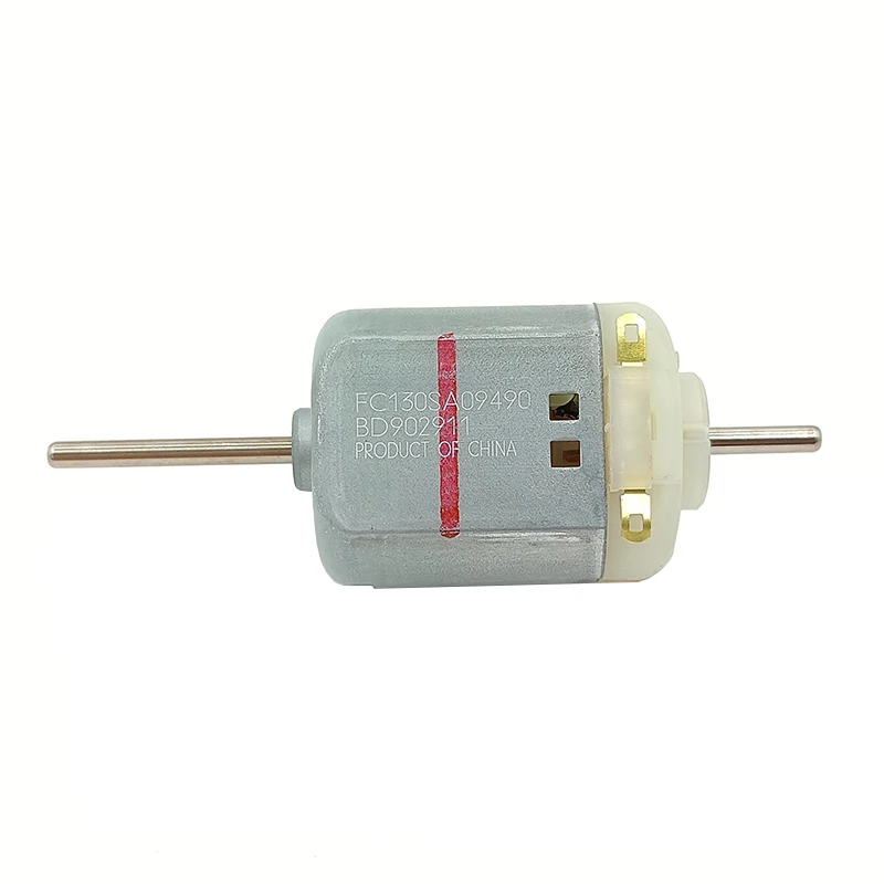 Mabuchi FC-130SA-09490 MINI 130 DUAL SHAFT MOTOR DC 6V 12V 18V 24V 16700RPM Dlhý hriadeľ motora DIY hobby