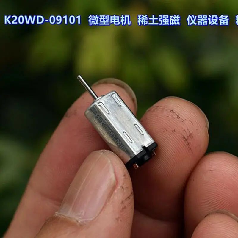 Mabuchi FF-K20WD-09101 DC 3V-5V Vysokorýchlostná mikro makro makrofón 6 mm*8 mm elektrický hračkársky motor