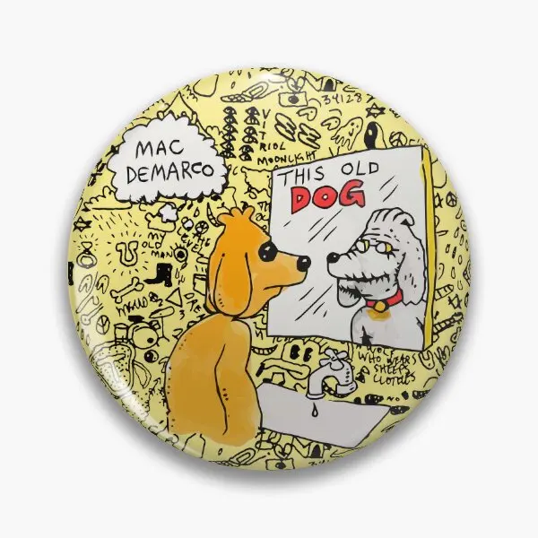 Mac Demarco Tento starý pes Soft gombíka PIN Create Brošor
