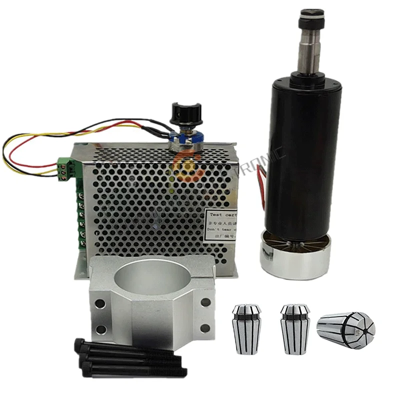 Machifit ER11 Chuck CNC 500W vretenového motora s 52 mm svorkami a guvernérom rýchlosti napájania