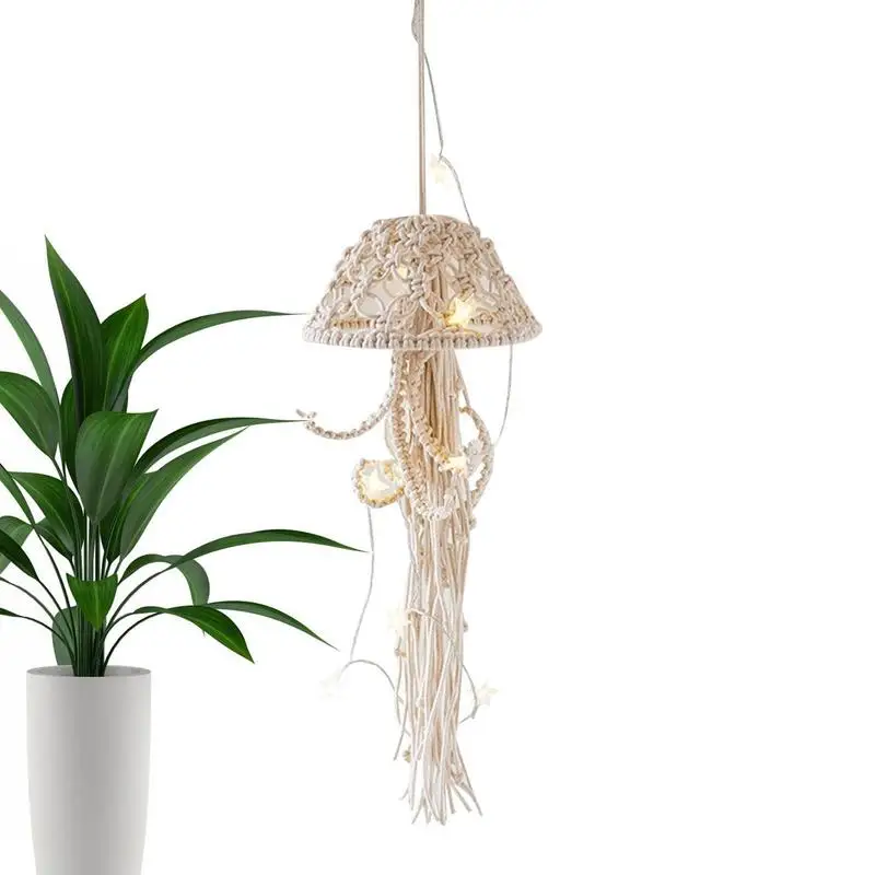 Macrame Dream Catcher medúza Bohemian dekor pre spál