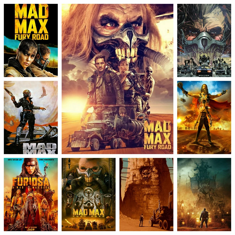 Mad Max Diamond Painting Wasteland Style 5D DIY Diamond výšivok krížový steh film Plagát obývacia izba Spálňa Decor Decor