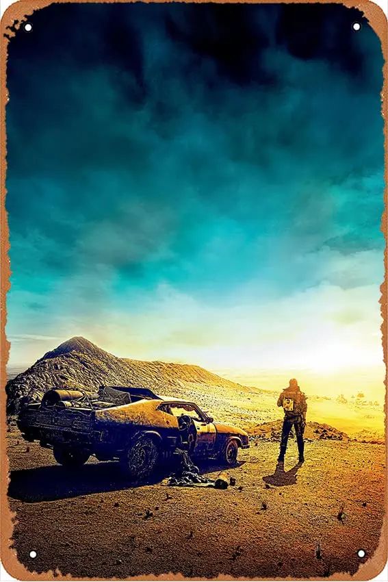 Mad Max Four Max Plagát Movie plagáty Vintage Metal Tin Signs, pre domácu kúpeľňu reštaurácie Kaviarne bary klub kuchyňa Garážová stena D