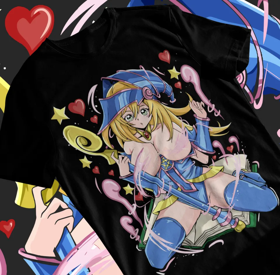 MAGA Oscura Tričko Yu-gi-oh kawaii dievča Chica Waifu Anime tričko Soft TEE