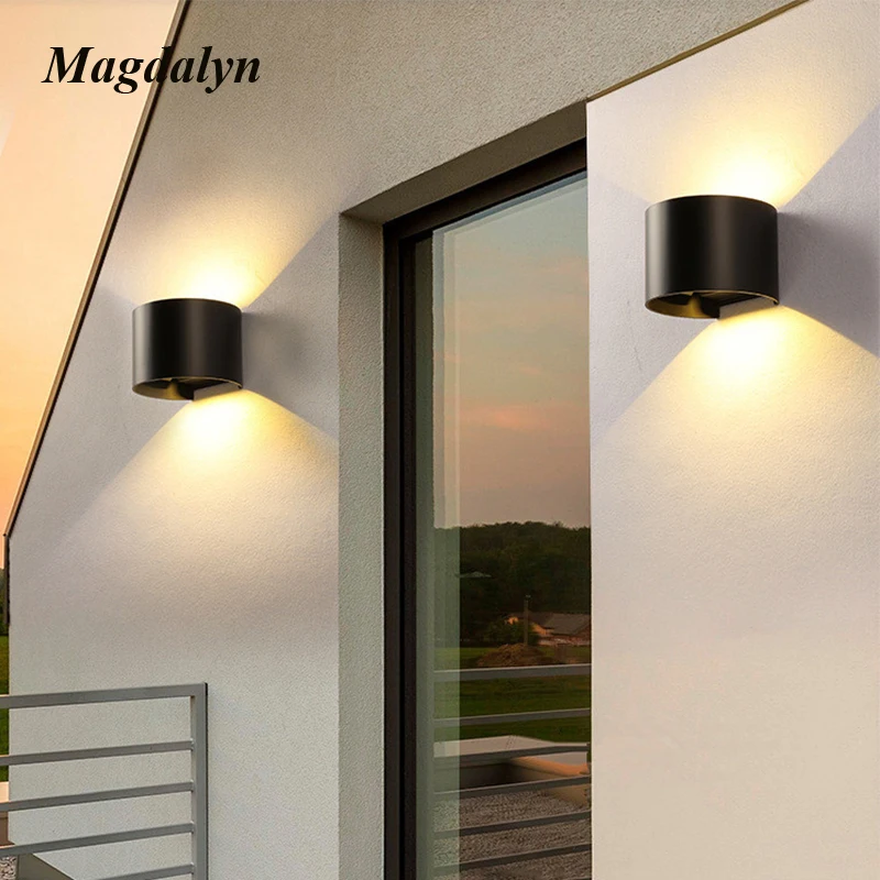 Magdalyn senzor vnútorná nástenná lampa Moderný domáci dekor LED hliník Elegantná vonkajšia svietnika Nordic Nordic Adventifer Vonkajšie svetlo