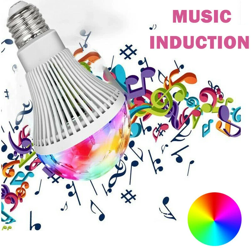 Magic 3W LED RGB žiarovky E27 220V 230V Zmena farby Rotačná flash lampa pre pódium osvetlenie KTV Disco Home Party Vianoce