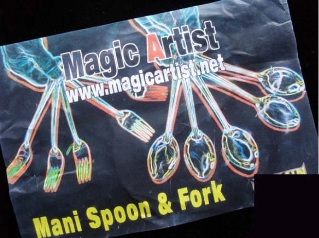 Magic Artist - Main Spoon & Fork (trik) - Trik, karta mágie, magické triky, oheň, rekvizity, kocky, komédia, mentálna mágia